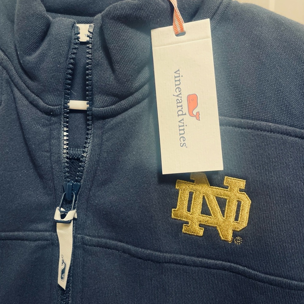Notre Dame quartet zip woman's medium. New. Never worn.